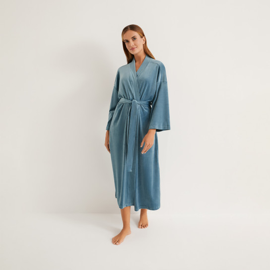 Халат Роскошь/Lusso, голубой