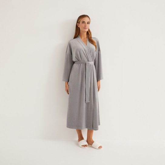 Халат Роскошь/Lusso, серый