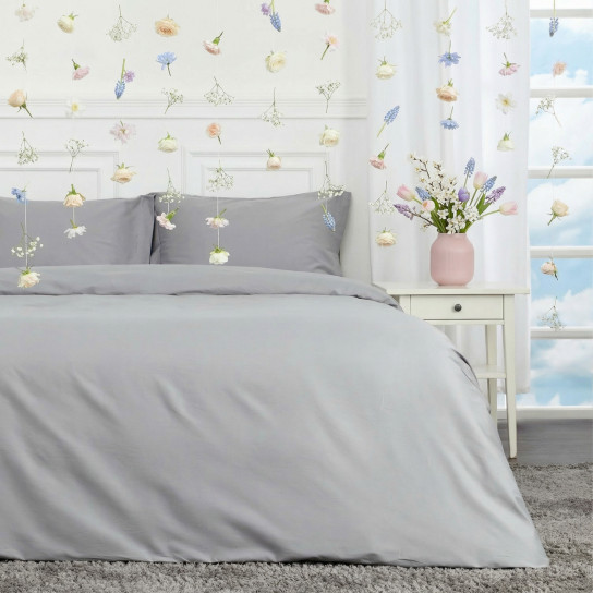 Постельное белье Серебристо-серый/Silver grey