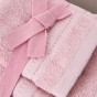 Комплект махровых полотенец Basena, розовые - фото № 4
