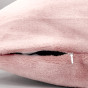 Наволочка декоративная Сверхмягкий/Supersoft, бледно-розовая - фото № 3