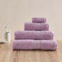 Полотенце махровое Складка/Piega, сирень - фото № 8