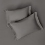 Комплект наволочек Volcanic gray с ушками - фото № 3