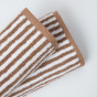 Комплект полотенец Узкая полоска/Striscia stretta, какао - фото № 3