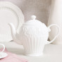 Чайник Белое тиснение/Emboss White - фото № 4