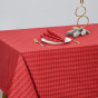 Скатерть Ромб/Rhombus, красная - фото № 3