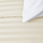 Пододеяльник Экрю страйп-сатин 40156 - фото № 3