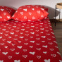 Постельное белье Floox Красное сердце - фото № 8