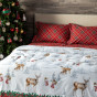 Постельное белье Рождество в деревне/Country christmas перкаль - фото № 4