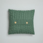 Наволочка декоративная Villena, зеленая - фото № 3