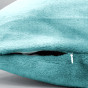Наволочка декоративная Сверхмягкий/Supersoft, бирюзовая - фото № 3