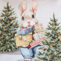 Наволочка декоративная Christmas Bunny Boy - фото № 4