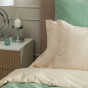 Постельное белье Smoke green & Cream - фото № 12