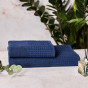 Полотенце махровое Cecile, синее - фото № 5