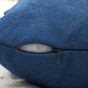 Подушка декоративная Craquelure, синяя - фото № 3