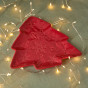 Тарелка Christmas tree, красная - фото № 2