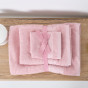 Комплект махровых полотенец Basena, розовые - фото № 3