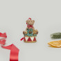 Елочная игрушка Teddy drum