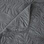 Покрывало Листочки/Fogliare, графит - фото № 6
