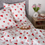 Постельное белье Floox Белое сердце - фото № 3