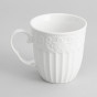 Кружка Белое тиснение/Emboss White - фото № 2