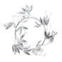 Венок Silver flowers - фото № 4