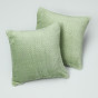 Наволочка декоративная Ennio, зеленая - фото № 5
