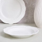 Тарелка Белое тиснение/Emboss White II