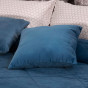 Подушка декоративная Vellut, синяя - фото № 2