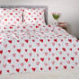 Постельное белье Floox Белое сердце - фото № 2