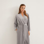 Халат Lusso, серый - фото № 5