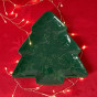 Тарелка Christmas tree, зеленая
