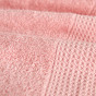 Полотенце махровое Finezza, розовое - фото № 5