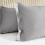 Комплект наволочек Серебристо-серый/Silver grey с ушками - фото № 2