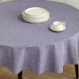 Скатерть круглая Fogliame фиолетовая