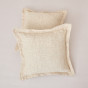 Подушка декоративная Блеск/Lucentezza, бежевая - фото № 2