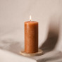 Свеча Пламя/Fiamma классическая, охра - фото № 4