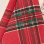 Комплект полотенец Пуансетия/Шотландская клетка - фото № 2