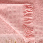 Полотенце махровое Finezza, розовое - фото № 3