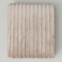 Плед Soft strip, светло-бежевый - фото № 2