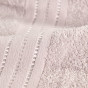 Полотенце махровое Basena, серо-розовое - фото № 4