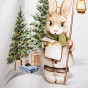 Полотенце Christmas Bunny Girl - фото № 2