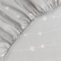 Простыня на резинке Серая романтика - фото № 4
