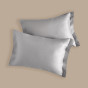 Комплект наволочек Серебристо-серый/Silver grey с ушками - фото № 7