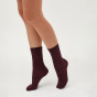 Носки Жанет, бордо/черные - фото № 8