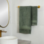 Полотенце махровое Лорд/Lordy, зеленое - фото № 6