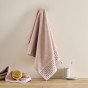 Полотенце махровое Punto, розовое - фото № 2