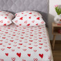 Постельное белье Floox Белое сердце - фото № 6