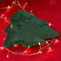 Тарелка Christmas tree, зеленая - фото № 2