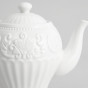 Чайник Белое тиснение/Emboss White - фото № 2